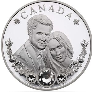 2018 RCM $20 The Royal Wedding of Prince Harry and Ms Meghan Markle Coin